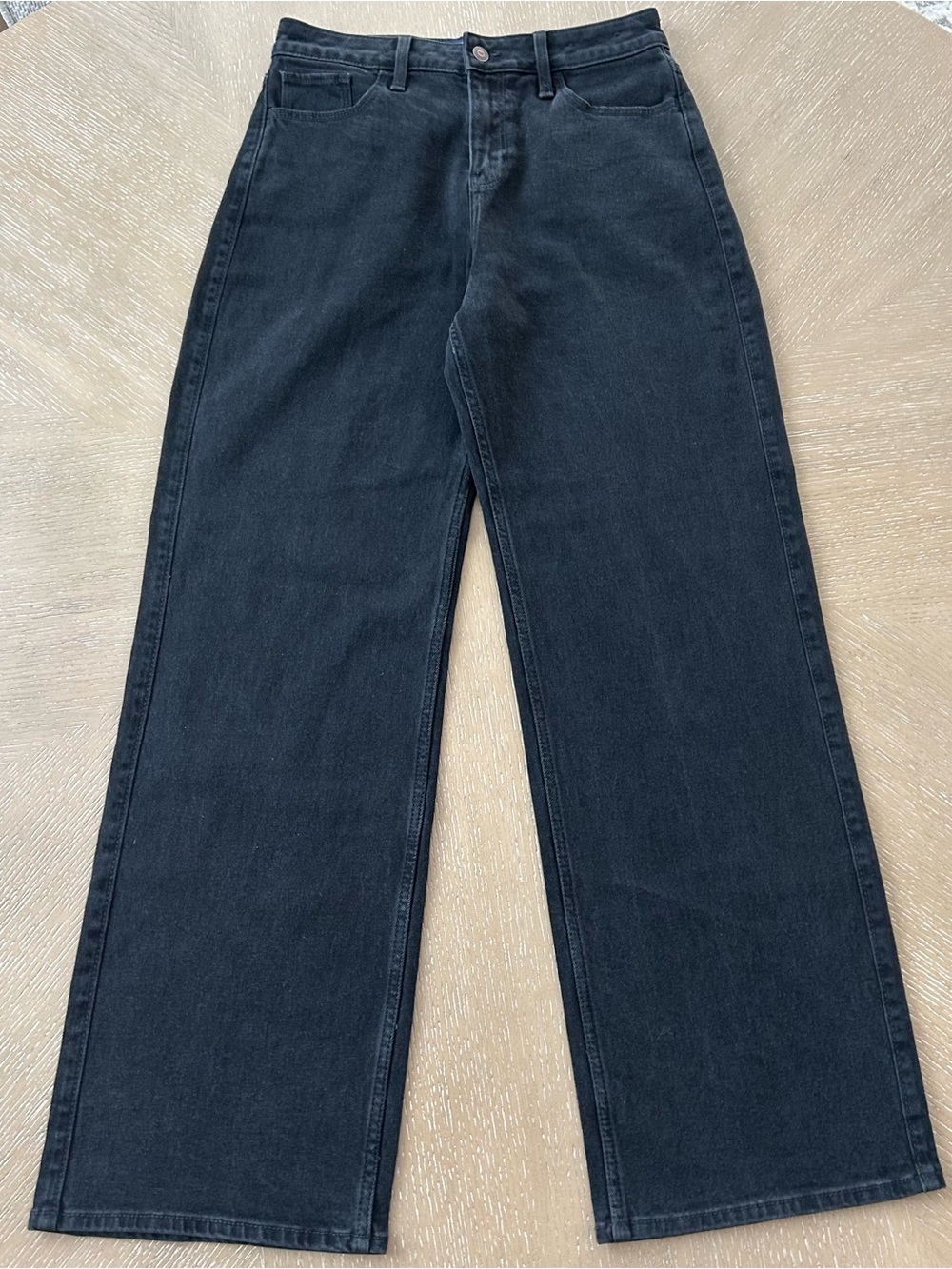 Hollister Wide Straight Black Women's Jeans